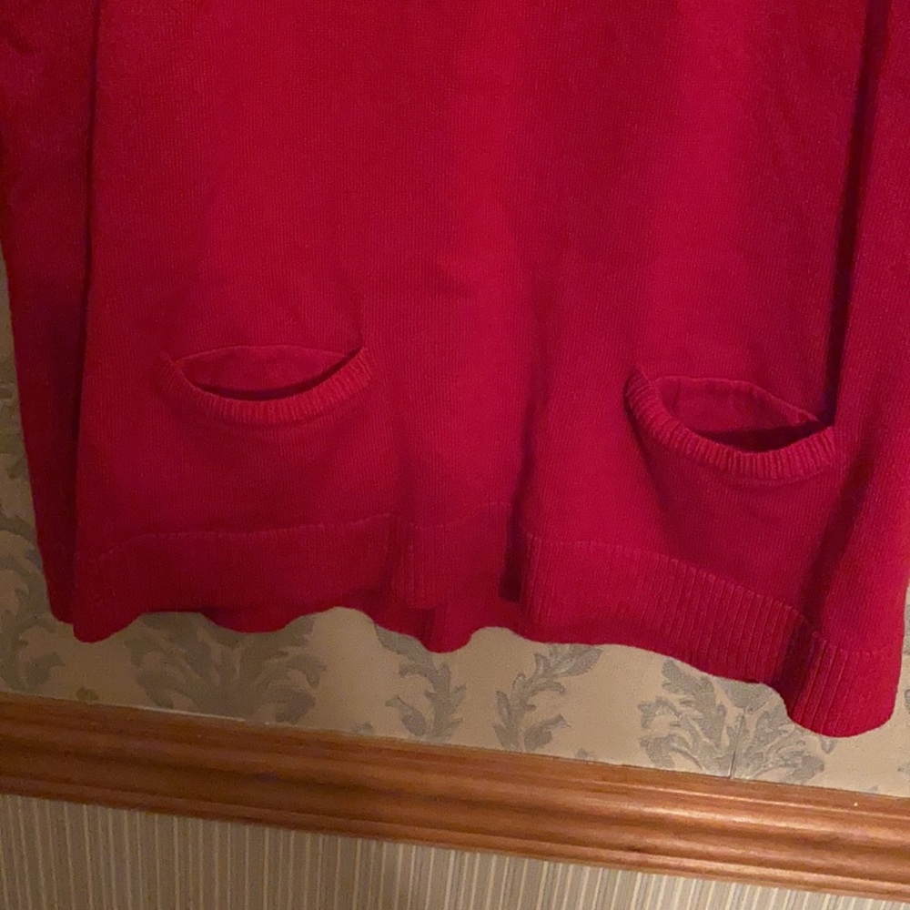 Talbots Red Sweater - Picture 2 of 5